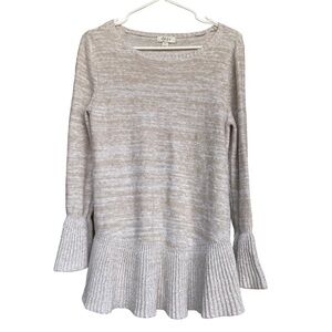 Style&co Bell Sleeve Marbled Knit Top